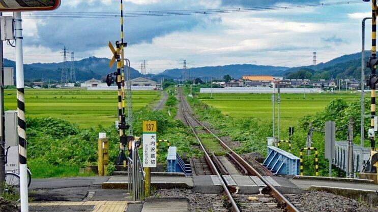 ホームが蒲鉾板の様に反ってる　水郡線全駅18【50代から始めた鉄道趣味】207
