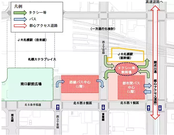 「札幌駅 新幹線のりばが見えてきた！ JR北海道ら再開発準備組合を設立、2029年秋の竣工をめざす」の画像