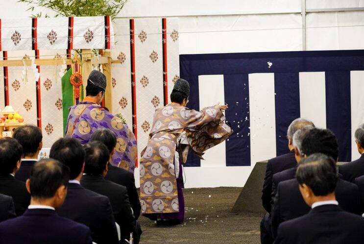 中央新幹線 神奈川県駅（仮称）新設のための安全祈願・起工式が挙行