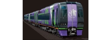 エヴァンゲリオン特別仕様のミュースカイ、来年1/14から期間限定で運行開始――名鉄