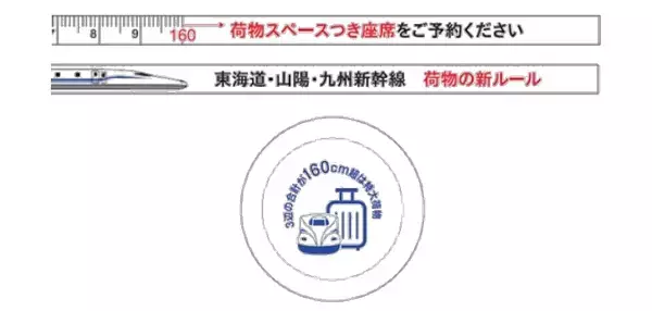 「JR東海「荷物サイズ確認キャンペーン」今日から　新幹線への特大荷物持ち込み事前予約制に向けて」の画像