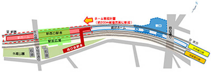 2020年完成の中央線 飯田橋駅 新ホーム、新駅舎へ続く階段やエレベータもみえてきた【動画6発】
