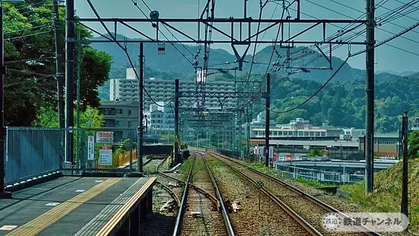 「前面展望「めじろ台駅」から「狭間駅」【駅ぶら】06京王電鉄236　高尾線26」の画像