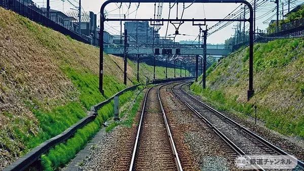 「前面展望「めじろ台駅」から「狭間駅」【駅ぶら】06京王電鉄236　高尾線26」の画像