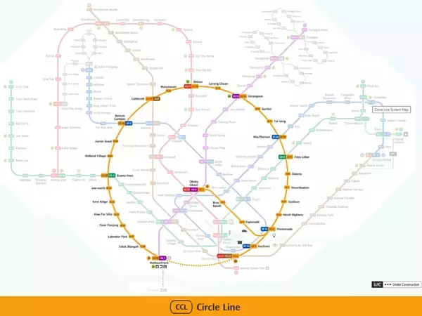 「シンガポール地下鉄「MRTサークルライン」が2026年7月全線開通！ついに完全ループ化でマリーナ・ベイとセントーサ島が直結」の画像