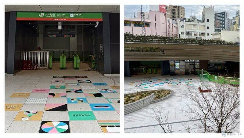 JR大井町駅直結「OIMACHI TRACKS」3/28まちびらき！ 新改札口や駅周辺の動線の変化から「車両基地ビュー」まで、開業直前の様子をお届け