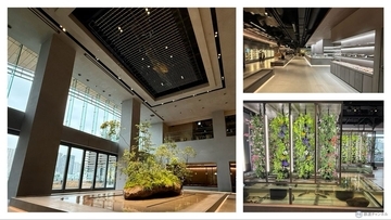 高輪ゲートウェイシティの新エリア「MIMURE」3/28開業、ASAKO IWAYANAGI新業態や究極の牛丼など全22店舗をレポ、都会に“雨”が降る？