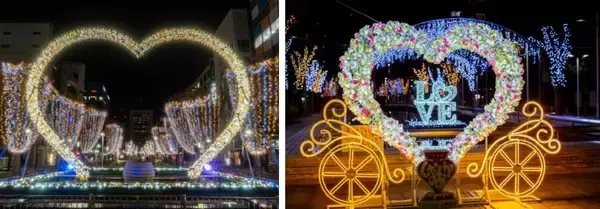「静岡で冬のイルミネーションと絶景夜景を！”おまちハートファンタジー”と富士山を望む日本夜景遺産、”静岡おでん”まで冬の夜を満喫」の画像