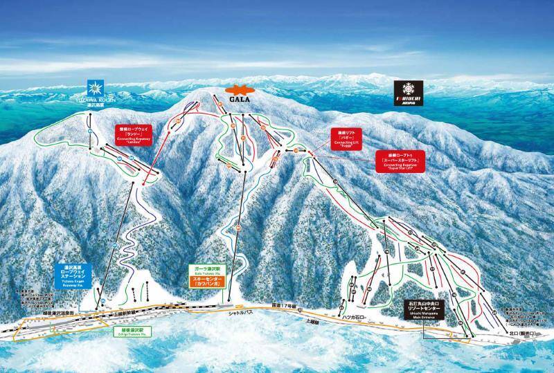 新幹線でスキー・スノボに、駅直結のスキー場「GALA湯沢」！年末年始にも！  東京からの新幹線時刻もご紹介