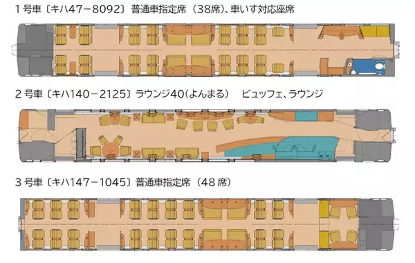 「JR九州「ふたつ星4047」は2022年9月23日運行開始　西九州新幹線開業と同時」の画像