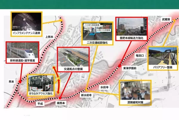 「熊本市×JR九州が「鉄道交通を主軸とした共創」渋滞緩和の切り札に！新幹線通勤の推進や空港アクセス鉄道を見据えた都市基盤の強化」の画像