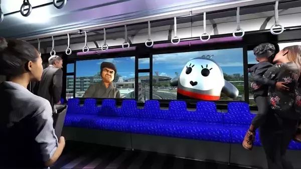 「モノレールに乗車すれば、そこはエンタメ空間　ゆいレールにMR技術の特別車両「たびんちゅレール」登場（沖縄県那覇市など）」の画像