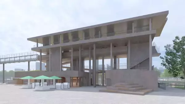 「不忍池を地上14mから一望！ 上野動物園「新たな乗り物」が2029年度に運行開始へ。絶景テラス＆ショップ併設の駅舎で動物園体験が変わる」の画像