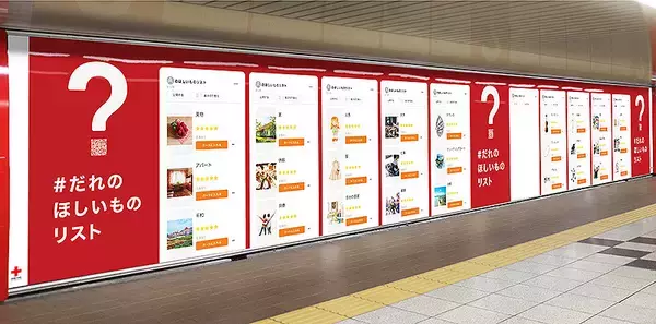 「日本赤十字社が紛争地域の避難民に聞いた「＃だれのほしいものリスト」を特設サイトと新宿駅で公開＿世界の人道危機を目の当たりにし、困難に立ち向かう人びとへの理解を」の画像