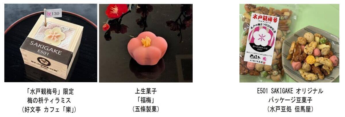 「E501 SAKIGAKE」で梅酒飲み比べ臨時列車　130回目の「水戸の梅まつり」へGO！