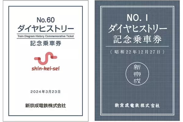新京成が「ダイヤヒストリー記念乗車券」発売　幕張メッセのフリマイベントで特別版も（千葉県）