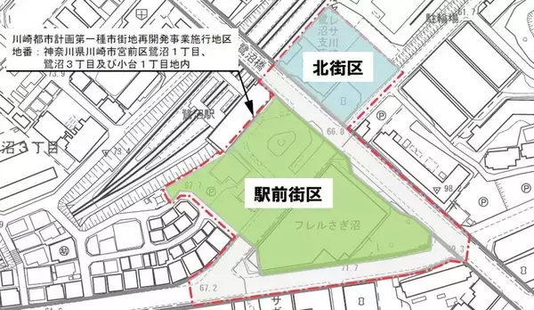 「東急田園都市線「鷺沼駅」で2段階の大規模再開発！タワマン直結の新改札＆分断解消の自由通路、宮前区役所や図書館も駅前に移転」の画像