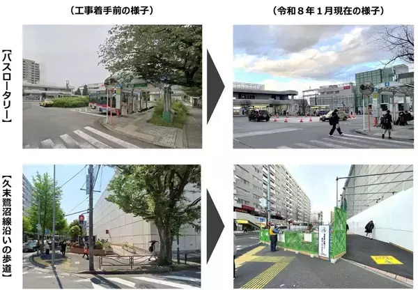 「東急田園都市線「鷺沼駅」で2段階の大規模再開発！タワマン直結の新改札＆分断解消の自由通路、宮前区役所や図書館も駅前に移転」の画像