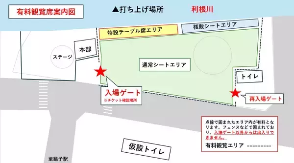 「【2026年】銚子みなとまつり花火大会は8/8 (土)開催！JR･銚子電鉄の臨時列車やアクセス情報、利根川に咲く8,000発の大迫力＆屋台を満喫」の画像