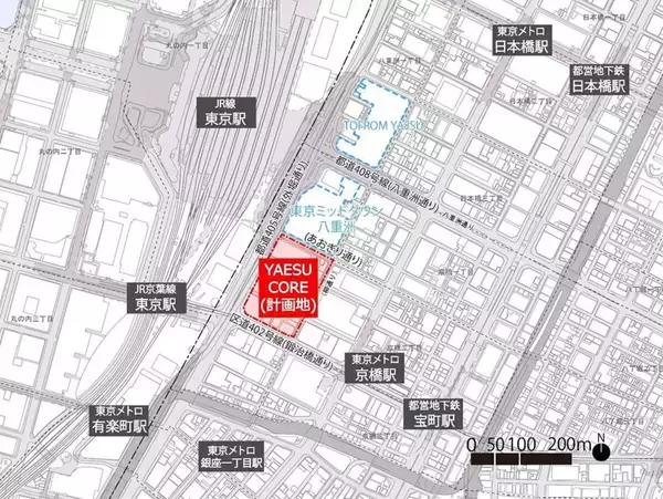 「東京駅と京橋駅が完全地下直結に？ 2029年誕生の「YAESU CORE」で完成する八重洲再開発と国内最大バスターミナルの全貌に迫る！」の画像