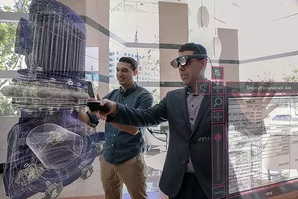 「Magic Leap 2 法人向け 業界最小 最軽量 ヘッドマウントARディスプレイを体感！ その圧倒的な視認性 再現性 高精度で医療＆産業界を革新できると実感」の画像