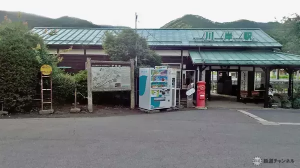 現在は閑散路線の駅になっています【木造駅舎カタログ】中央本線08/235　川岸駅