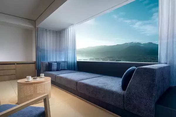 「世界遺産 嚴島神社への拠点に、全室から瀬戸内海を一望！ 星野リゾート「界 宮島」2026年夏開業、上質空間に絶景露天風呂も（広島県）」の画像