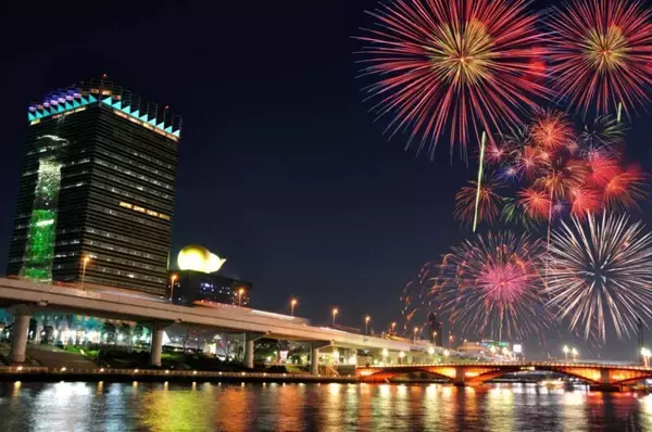 「隅田川花火大会7/25（土）開催！銀座線96本増発と 激混みの「浅草駅」を回避する最寄り駅･アクセス攻略法、2万発の花火が都心の夜に！」の画像
