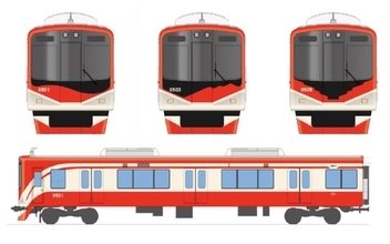阪神電車の急行用9300系が新色「Re Vermilion」へデザイン刷新！全3編成に「海」「山」「街」の異なる顔を与えて2026年秋から順次登場