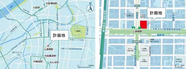 「心斎橋駅直結･100m超の絶景「ザ・ゲートホテル大阪 by HULIC」が2026年6月15日開業、再開発で御堂筋の新たなランドマーク誕生！」の画像