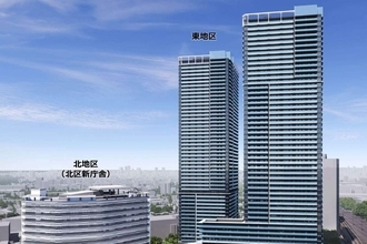 JR王子駅前に高さ190m超高層ツインタワー＆北区新庁舎が誕生！ JR･南北線･都電の3層動線の駅直結4.2ha再開発計画まとめ、2032年度から順次開業