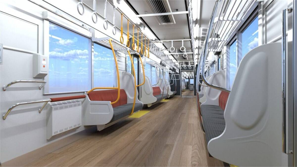 北陸鉄道「1M系」2027年度導入へ 「空に始まり、海へ続く」 白山比咩神社をモチーフにした神秘的なデザイン