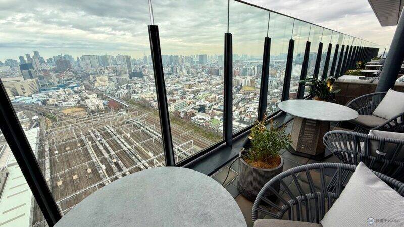 【3/28開業】ホテルメトロポリタン 大井町トラックスに潜入！ 圧巻の車両基地ビューと食堂車風レストラン、地上100メートルのバーもレポート