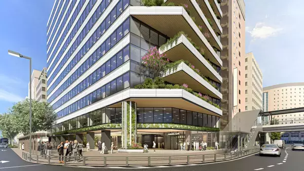 「2028年竣工･博多駅直結「博多新三井ビル」建替計画が始動！ 地下街と繋がる緑の立体ビル誕生により、駅周辺の回遊性が劇的にアップ（福岡市）」の画像