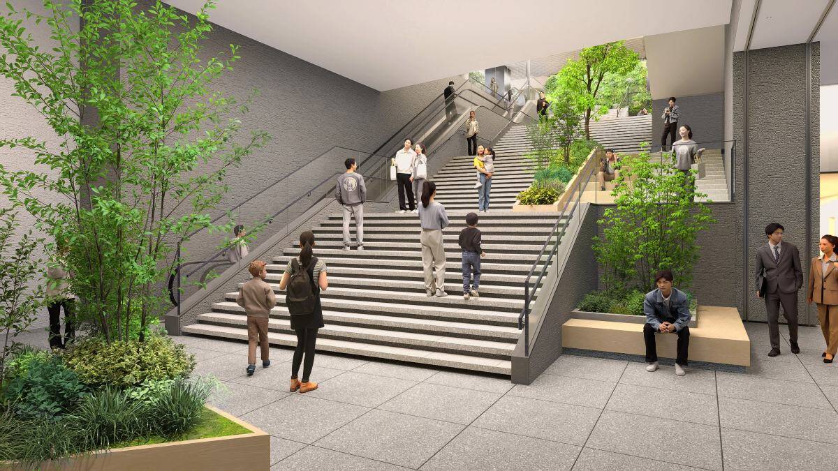 2028年竣工･博多駅直結「博多新三井ビル」建替計画が始動！ 地下街と繋がる緑の立体ビル誕生により、駅周辺の回遊性が劇的にアップ（福岡市）
