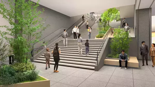「2028年竣工･博多駅直結「博多新三井ビル」建替計画が始動！ 地下街と繋がる緑の立体ビル誕生により、駅周辺の回遊性が劇的にアップ（福岡市）」の画像