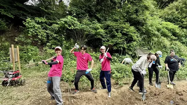 「【京急の社有林に潜入】三浦半島「みうらの森林（もり）」でゴンチャが茶畑づくり!? 駅ベンチやアオリイカの産卵床へ繋がる、鉄道会社の知られざる環境保全活動」の画像