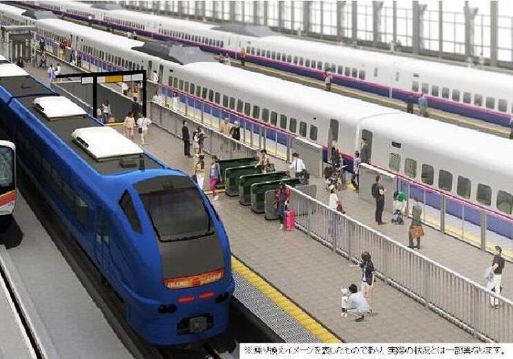新幹線 在来線 同一ホーム乗り換えできる新潟駅、完全高架化がみえてきた