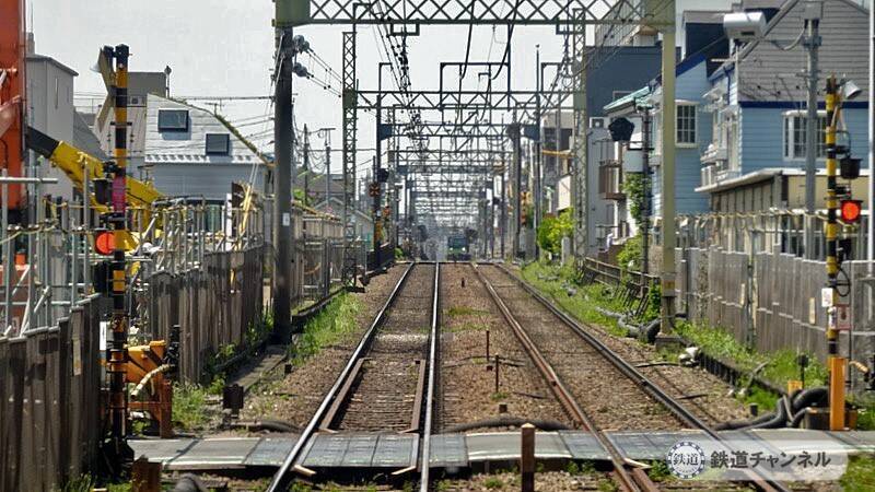 前面展望　芦花公園駅から千歳烏山駅【駅ぶら】06京王電鉄　京王線060