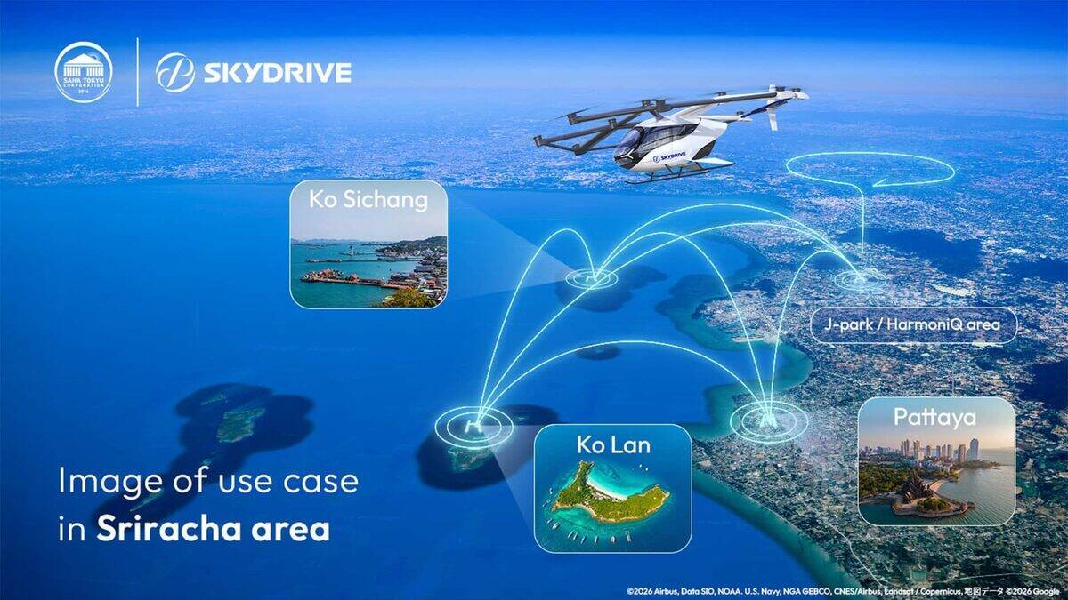 「空飛ぶクルマ」まるでSF？ 空港直結エアタクシー構想も タイで検証