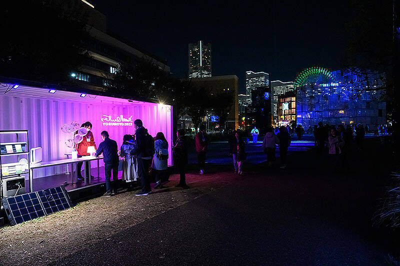 横浜港の夜が光と音楽で超幻想的な空間に！「夜にあらわれる光の横浜〈ヨルノヨ2023〉」11/27～1/4 開催＿国内最大級きらきら光るロマン空間、市営地下鉄＆バスも特別演出