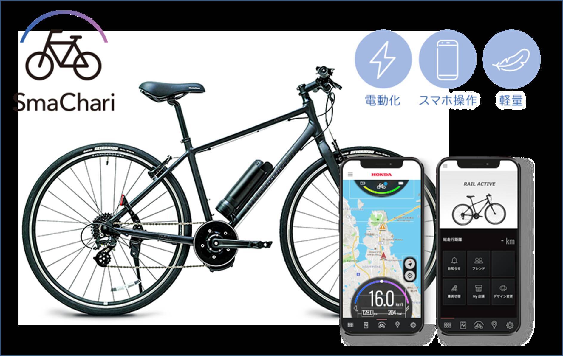 ワイズロード「RAIL ACTIVE-e」7/21 予約＆試乗受付開始！ 世界初 ホンダ SmaChari システム搭載、圧倒的な軽量 電動アシスト自転車が爆誕！