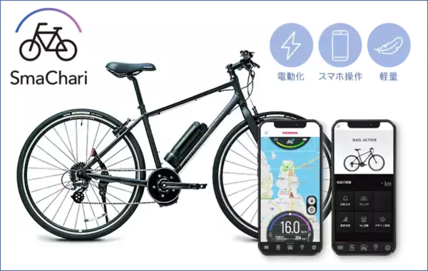 「ワイズロード「RAIL ACTIVE-e」7/21 予約＆試乗受付開始！ 世界初 ホンダ SmaChari システム搭載、圧倒的な軽量 電動アシスト自転車が爆誕！」の画像
