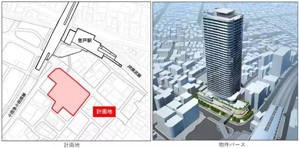 「【登戸駅前 再開発】高さ140m38階建てタワマン＆商業施設が誕生へ！ 完成はいつ頃？ 駅直結「ビーンズ登戸」は2026年春開業（川崎市）」の画像