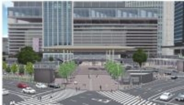 名古屋駅東口広場の最新デザイン公表！リニア駅を控え新広場はどう変わる？歩行者空間の”飛翔”跡地の拡大と迷わない乗り換えへの改善