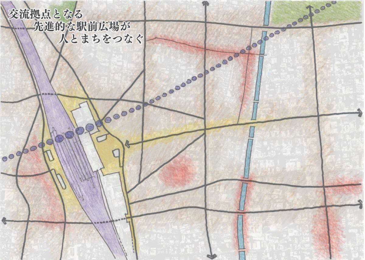 名古屋駅東口広場の最新デザイン公表！リニア駅を控え新広場はどう変わる？歩行者空間の”飛翔”跡地の拡大と迷わない乗り換えへの改善