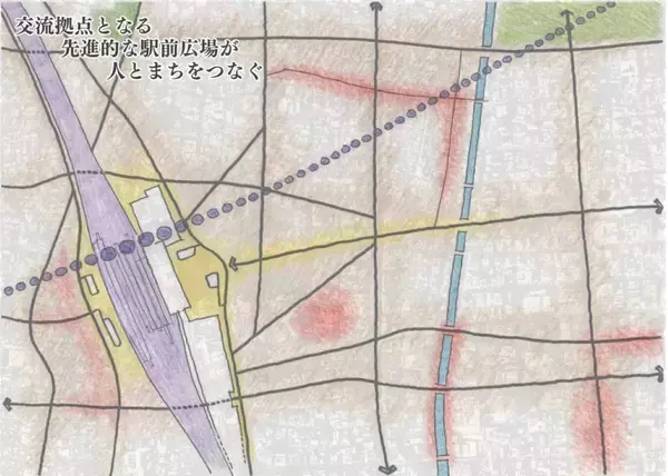 「名古屋駅東口広場の最新デザイン公表！リニア駅を控え新広場はどう変わる？歩行者空間の”飛翔”跡地の拡大と迷わない乗り換えへの改善」の画像