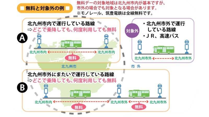 北九州市内で公共交通無料デー　9月～11月で3回実施　福岡県内で初の取組