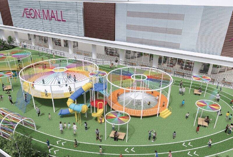 福岡最大級･新規28店含む69店を刷新！【イオンモール福岡･10/24～リニューアル】屋外スライダーも誕生！日本初業態店や九州初出店も