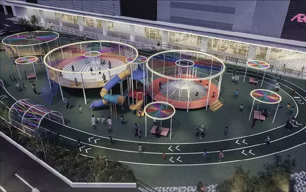 「福岡最大級･新規28店含む69店を刷新！【イオンモール福岡･10/24～リニューアル】屋外スライダーも誕生！日本初業態店や九州初出店も」の画像